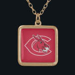 Central Missouri Carbon Fiber Gold Plated Necklace<br><div class="desc">Check out these University of Central Missouri designs! Show off your University of Central Missouri Pride with these new University products. These make the perfect gifts for the University of Central Missouri student, alumni, family, friend or fan in your life. All of these Zazzle products are customizable with your name,...</div>