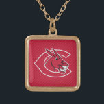 Central Missouri Carbon Fiber Gold Plated Necklace<br><div class="desc">Check out these University of Central Missouri designs! Show off your University of Central Missouri Pride with these new University products. These make the perfect gifts for the University of Central Missouri student, alumni, family, friend or fan in your life. All of these Zazzle products are customizable with your name,...</div>