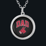 Central Missouri Dad Silver Plated Necklace<br><div class="desc">Check out these University of Central Missouri designs! Show off your University of Central Missouri Pride with these new University products. These make the perfect gifts for the University of Central Missouri student, alumni, family, friend or fan in your life. All of these Zazzle products are customizable with your name,...</div>