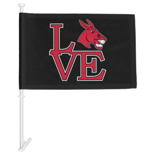 Central Missouri Love Car Flag