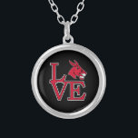 Central Missouri Love Silver Plated Necklace<br><div class="desc">Check out these University of Central Missouri designs! Show off your University of Central Missouri Pride with these new University products. These make the perfect gifts for the University of Central Missouri student, alumni, family, friend or fan in your life. All of these Zazzle products are customizable with your name,...</div>