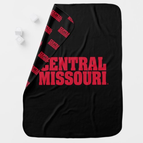 Central Missouri Wordmark Baby Blanket