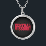 Central Missouri Wordmark Silver Plated Necklace<br><div class="desc">Check out these University of Central Missouri designs! Show off your University of Central Missouri Pride with these new University products. These make the perfect gifts for the University of Central Missouri student, alumni, family, friend or fan in your life. All of these Zazzle products are customizable with your name,...</div>