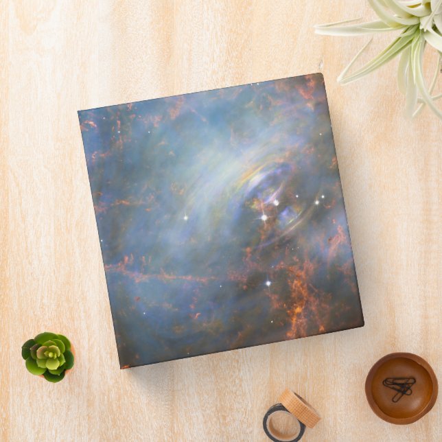Central Neutron Star In The Crab Nebula. 3 Ring Binder (In Situ)
