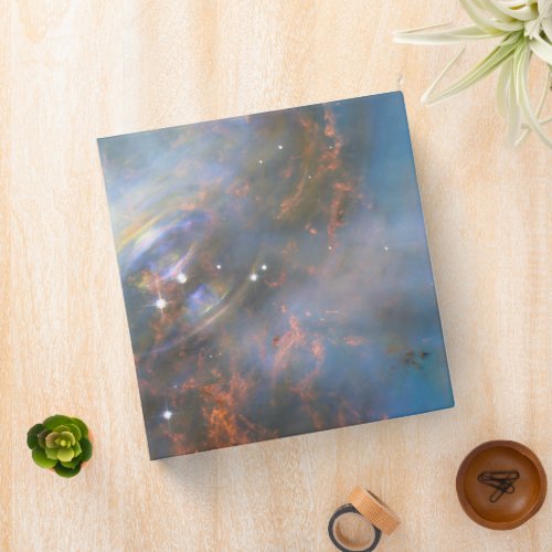 Central Neutron Star In The Crab Nebula 3 Ring Binder