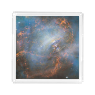 Central Neutron Star In The Crab Nebula. Acrylic Tray