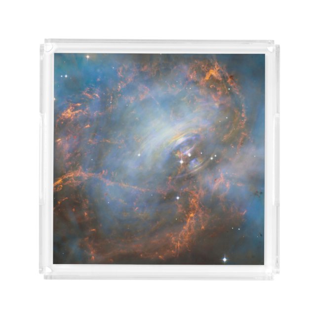 Central Neutron Star In The Crab Nebula. Acrylic Tray (Front)