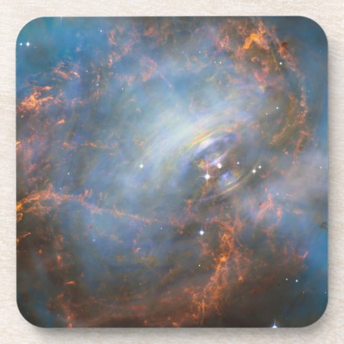 Central Neutron Star In The Crab Nebula Beverage Coaster