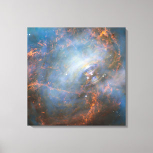 Central Neutron Star In The Crab Nebula. Canvas Print