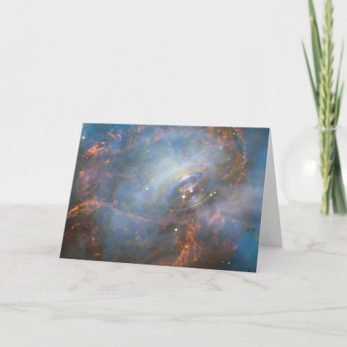 Central Neutron Star In The Crab Nebula Card