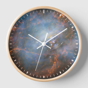 Central Neutron Star In The Crab Nebula. Clock