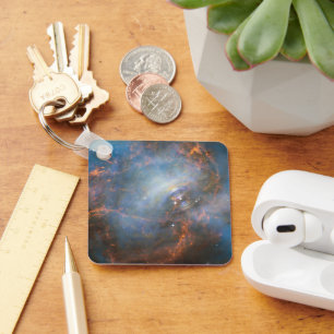 Central Neutron Star In The Crab Nebula. Keychain