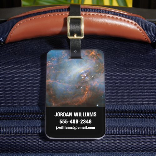 Central Neutron Star In The Crab Nebula Luggage Tag