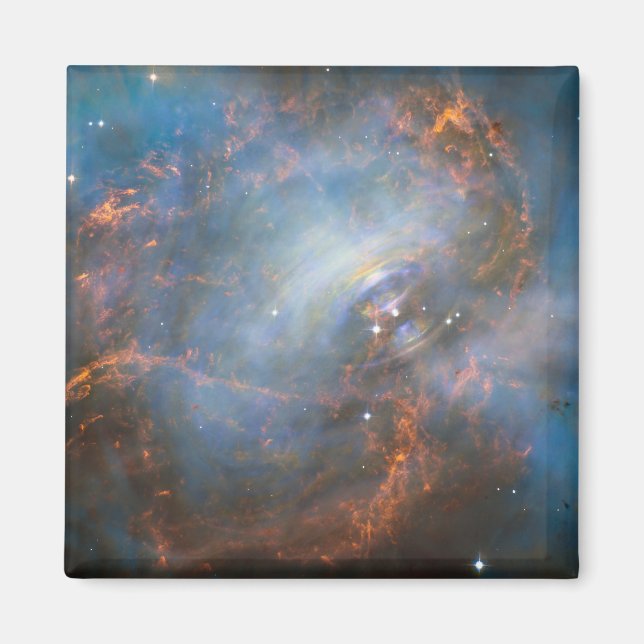 Central Neutron Star In The Crab Nebula. Magnet (Front)