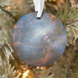 Central Neutron Star In The Crab Nebula. Ornament
