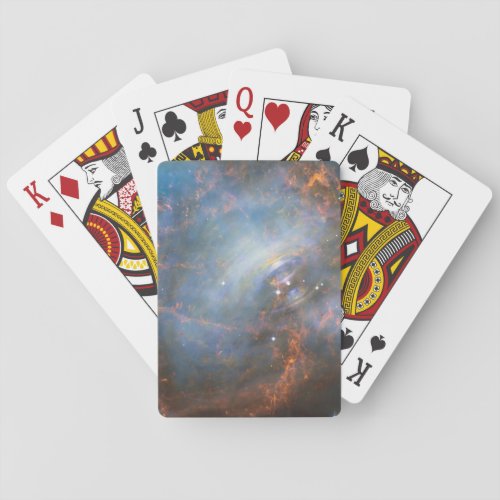 Central Neutron Star In The Crab Nebula Poker Cards