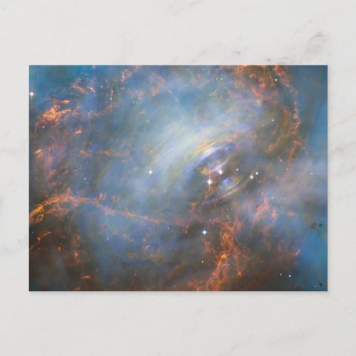 Central Neutron Star In The Crab Nebula Postcard