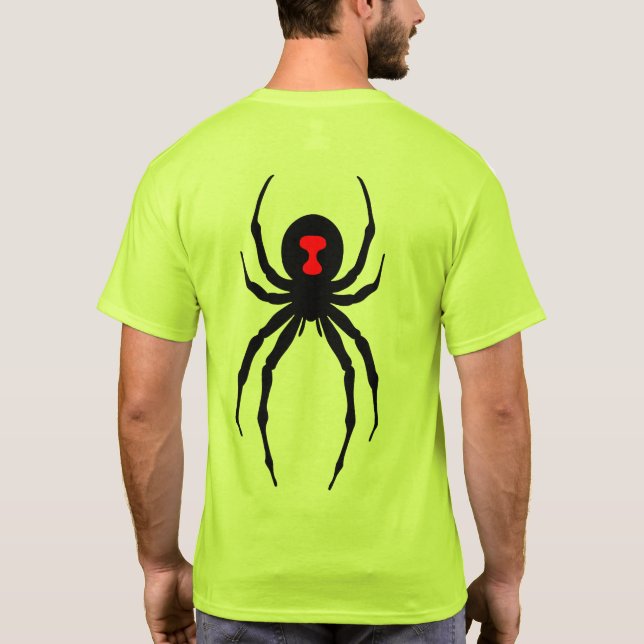 Central New Jersey Chapter - Black Widow T-Shirt (Back)