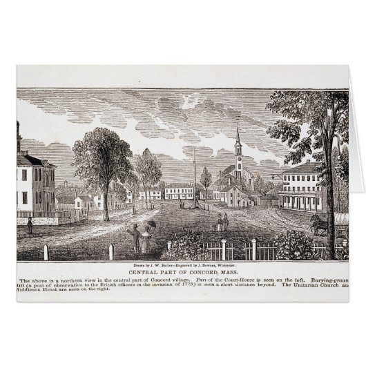 Central of Concord, from 'Historical Cards (Front Horizontal)