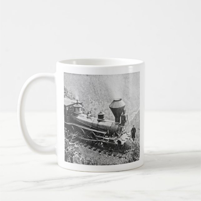 Central Pacific Railroad Cape Horn California Coffee Mug (Left)