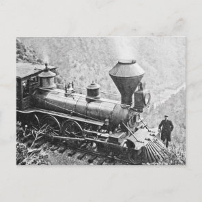Central Pacific Railroad Cape Horn California Postcard