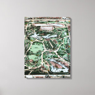 CENTRAL PARK, 1860 CANVAS PRINT