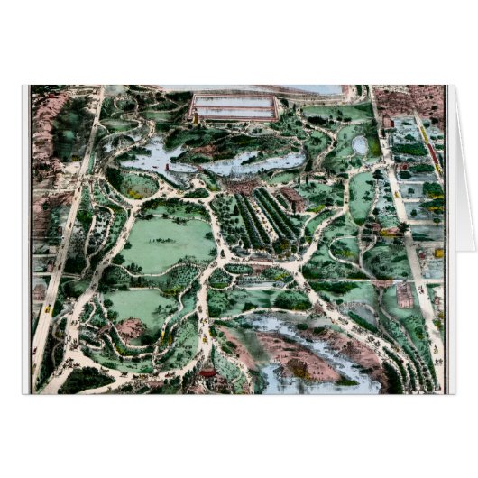 CENTRAL PARK, 1860 CARDS (Front Horizontal)
