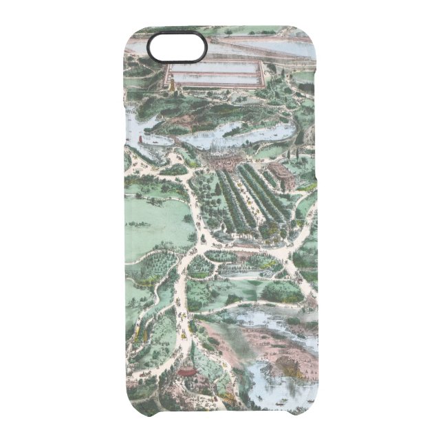CENTRAL PARK, 1860 UNCOMMON iPhone CASE (Back)