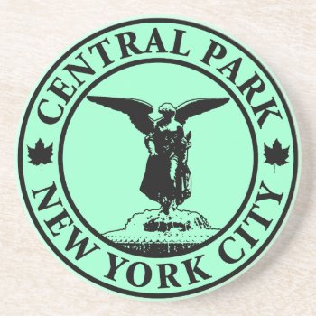 Central Park Angel Drink Coaster by Ars_Brevis at Zazzle