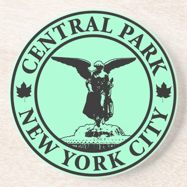 Central Park Angel Drink Coaster (Front)