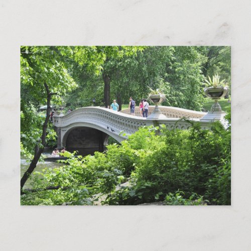 Central Park Bow Bidge Postcard