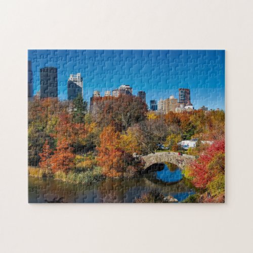 Central Park Bridge Jigsaw Puzzle