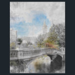 Central Park Bridge Watercolor Letterhead – NYC<br><div class="desc">Central Park Bridge Watercolor Letterhead – NYC Stationery | Artistic New York Paper Add elegance and city charm to your correspondence with this beautifully illustrated watercolor letterhead featuring a scenic bridge in Central Park, New York. Perfect for personal notes, professional letters, wedding planning, or event stationery, this custom design blends...</div>