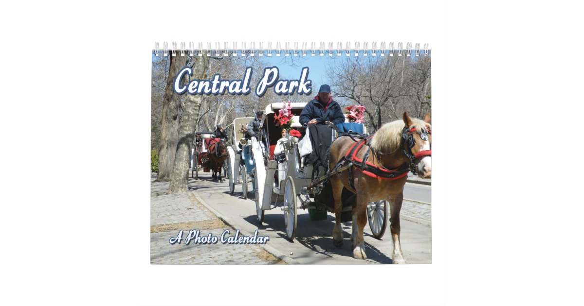 Central Park Calendar Zazzle