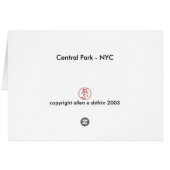 Central Park Cards (Back Horizontal)