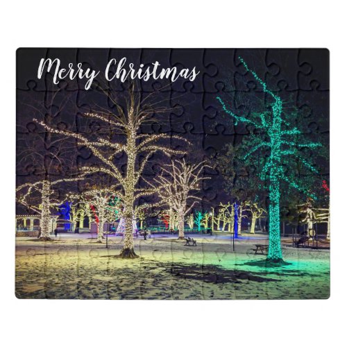 Central Park Christmas Lights Jigsaw Puzzle