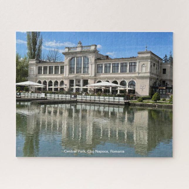Central Park, Cluj-Napoca, Romania on a Jigsaw Puzzle (Horizontal)