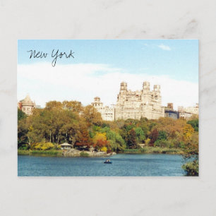 central park colors postcard