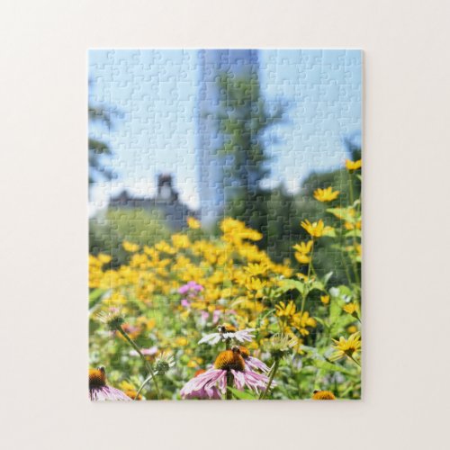 Central Park Flower Garden New York City Photo Jigsaw Puzzle