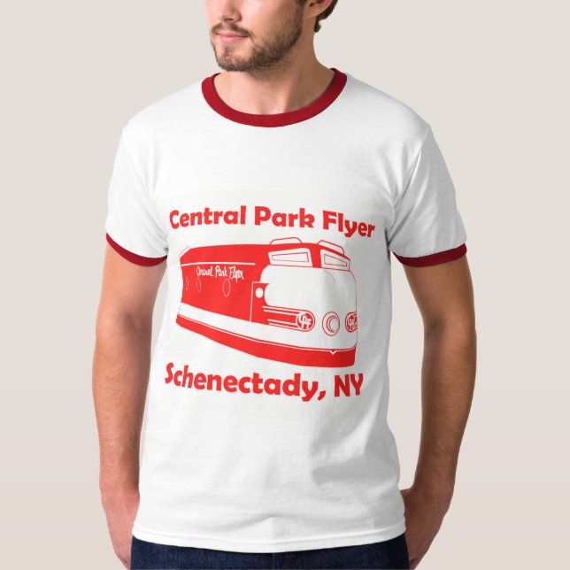 Central Park Flyer train from Schenectady T-Shirt (Front)