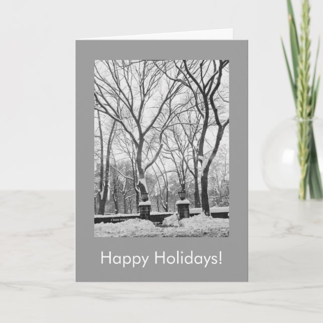 Central Park Holiday Card (Front)