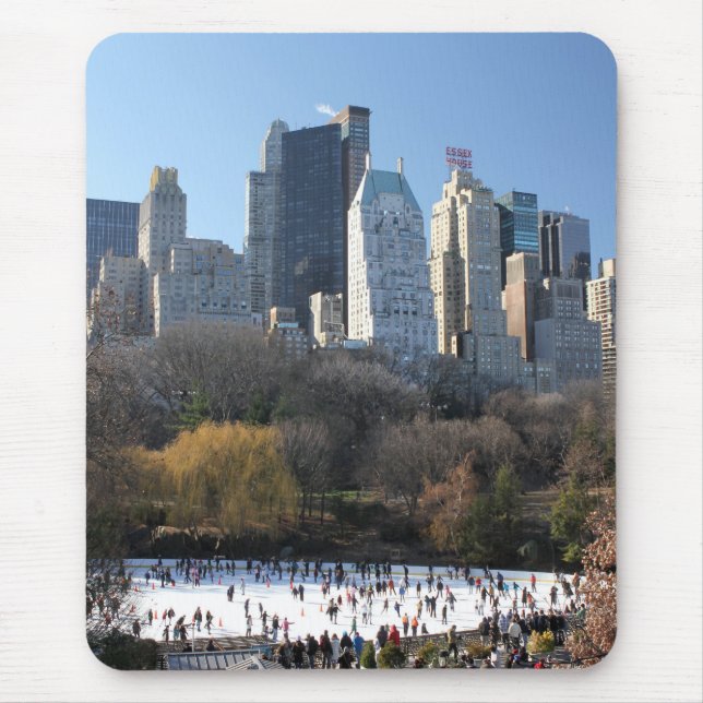 Central Park Ice Rink Mouse Pad (Front)