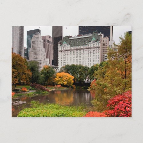 Central Park in Autumn postcard