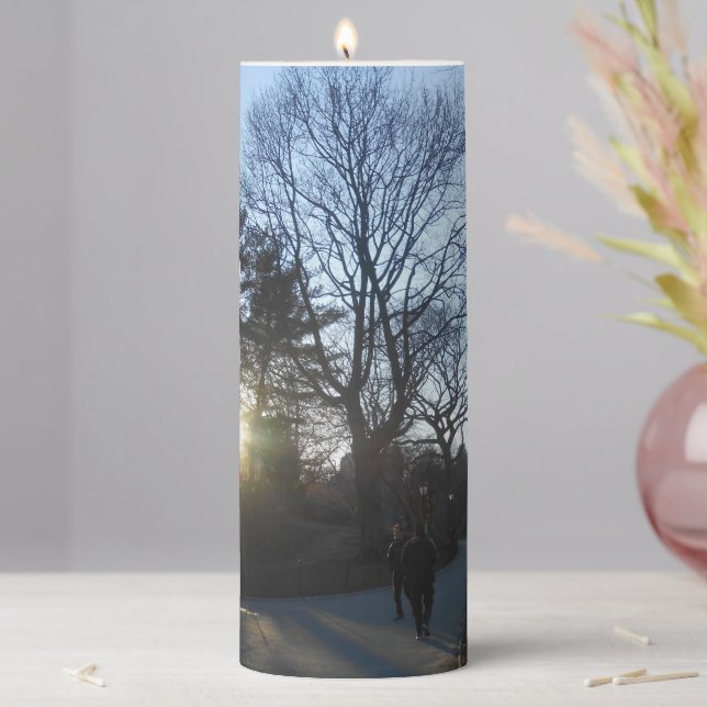 Central Park K Pillar Candle (In Situ)