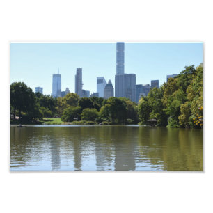Central Park Lake New York City NYC Architecture Photo Print