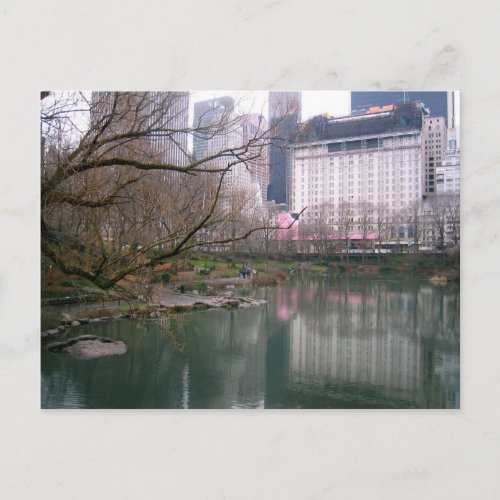 Central Park Lake New York City NYC Photography Postcard