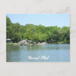 Central Park Lake Postcard Souvenir New York City