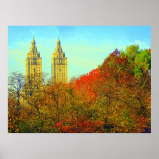 Central Park Lake View 2006 Poster