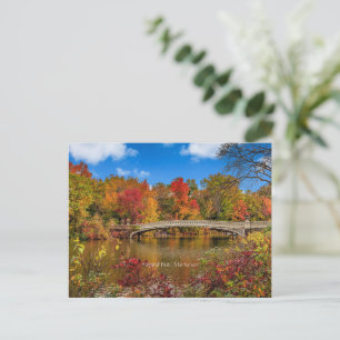 Central Park, Manhattan, autumn Postcard