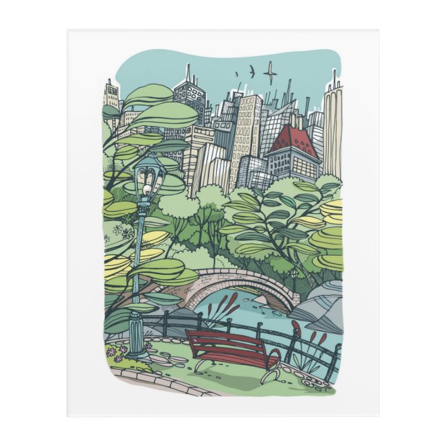 Central Park | New York City, NY Acrylic Print (Front)